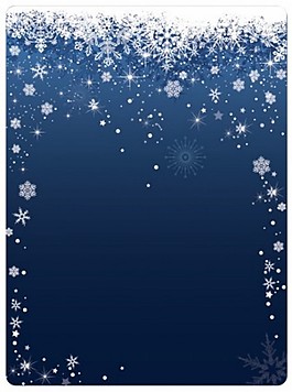 雪花背景自由向量