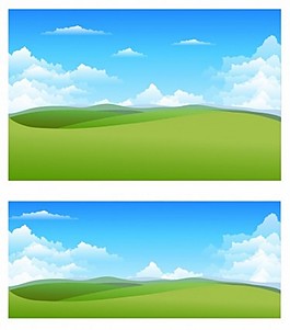 自然景觀背景自由向量