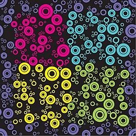 抽象无缝复古模式背景矢量插图免费