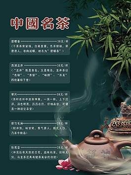 中國名茶茶譜