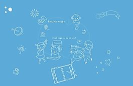 創(chuàng)意線描手繪圖案