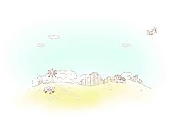 創(chuàng)意手繪風(fēng)景圖案