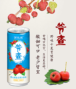 萬億寶爺查野山楂復合果汁飲料