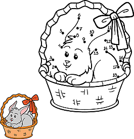 卡通兔子數(shù)字漫畫