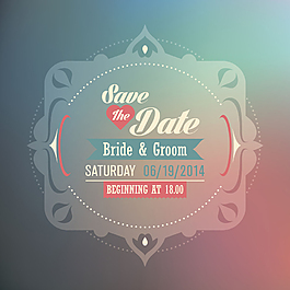 浪漫卡片花紋矢量素材