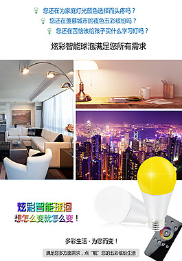 球泡燈具宣傳廣告設(shè)計(jì)