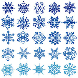 矢量雪花圖片大集合設(shè)計(jì)素材