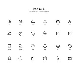 個性線性圖標(biāo)ICON