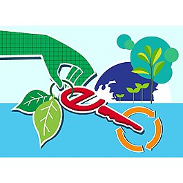綠色環(huán)保海報圖片