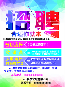 招聘广告