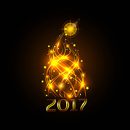 炫彩夢幻圣誕樹設(shè)計圖片