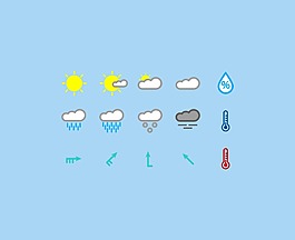 15色天氣圖標