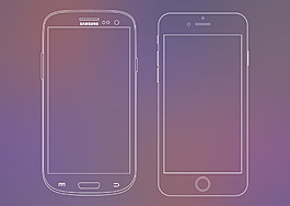 安卓&iphone线稿