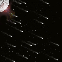 淘寶設(shè)計流星素材