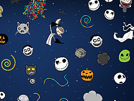 可愛(ài)萬(wàn)圣節(jié)背景