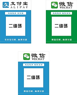 掃一掃二維碼付款模版