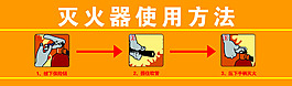 滅火器使用方法