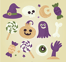 爬行元素慶祝萬圣節(jié)