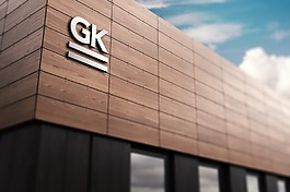 都市企業辦公樓logo樣機