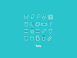 線性圖標logo
