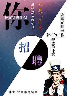 招聘海報(bào)