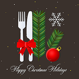 圣誕餐具