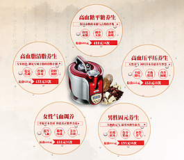 簡潔養(yǎng)生產品設計素材
