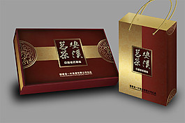 茶葉手提袋盒子圖片