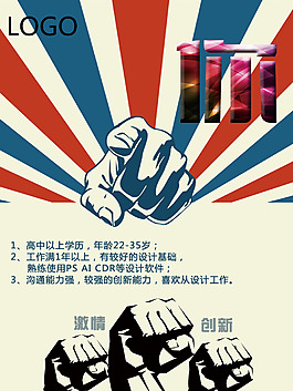 招聘獨特的你