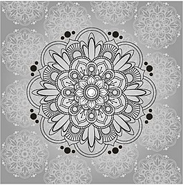 花紋矢量圖