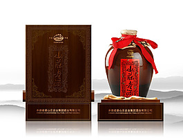 山莊老酒包裝設(shè)計(jì)圖片