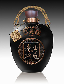 山荘老酒瓶子設(shè)計圖片
