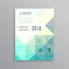 具有三角形幾何多邊形形狀的小冊(cè)子