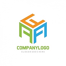 彩色logo模板