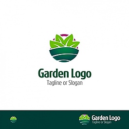 自然logo模板