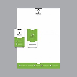 創(chuàng)意幾何綠色文具