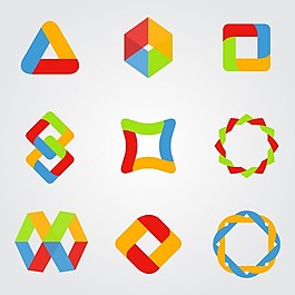 彩色logo模板