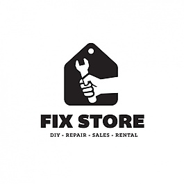 修復商店標志模板