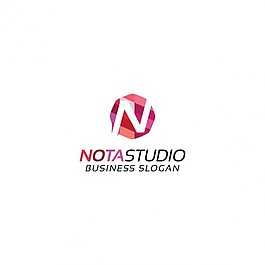 彩色字母N字型