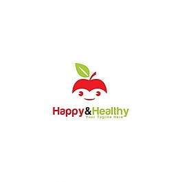 快樂健康標(biāo)志模板