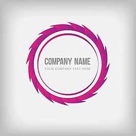 彩色抽象logo模板