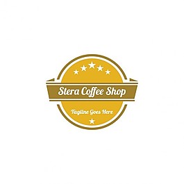 干咖啡店logo模板