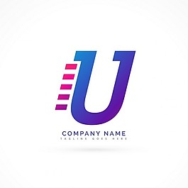 用字母U的標(biāo)志