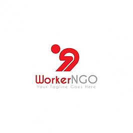 工人非政府組織標志模板