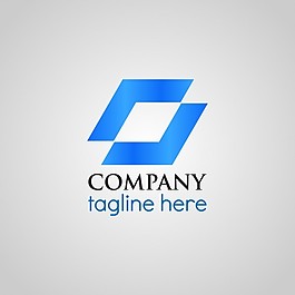 藍(lán)色的logo模板