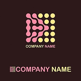 彩色logo模板