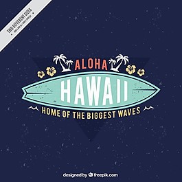 背景與sufboard ALOHA