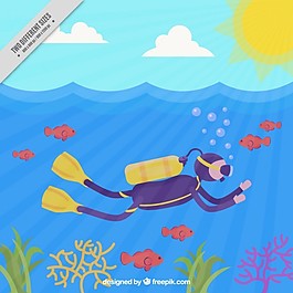 潛水享受大海