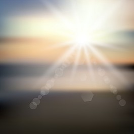 論文摘要太陽光的海灘背景