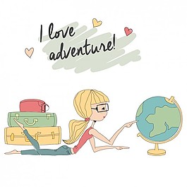 女孩选择旅行的命运